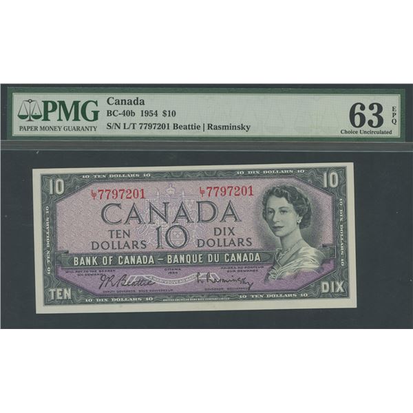 Bank of Canada $10, 1954