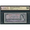 Image 1 : Bank of Canada $10, 1954 - Replacement