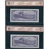 Image 2 : Bank of Canada $10, 1954 - Lot of 2 Replacements