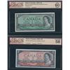 Image 2 : Bank of Canada $1 - $100, 1954 - Set of 7 Notes
