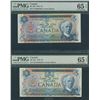 Image 1 : Bank of Canada $5, 1972 & 1979 - PMG Graded Lot of 2