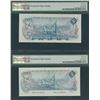 Image 2 : Bank of Canada $5, 1972 & 1979 - PMG Graded Lot of 2