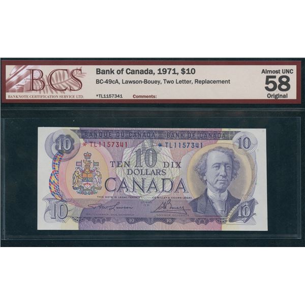 Bank of Canada $10, 1971