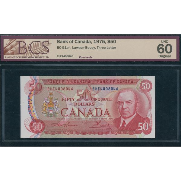 Bank of Canada $50, 1975