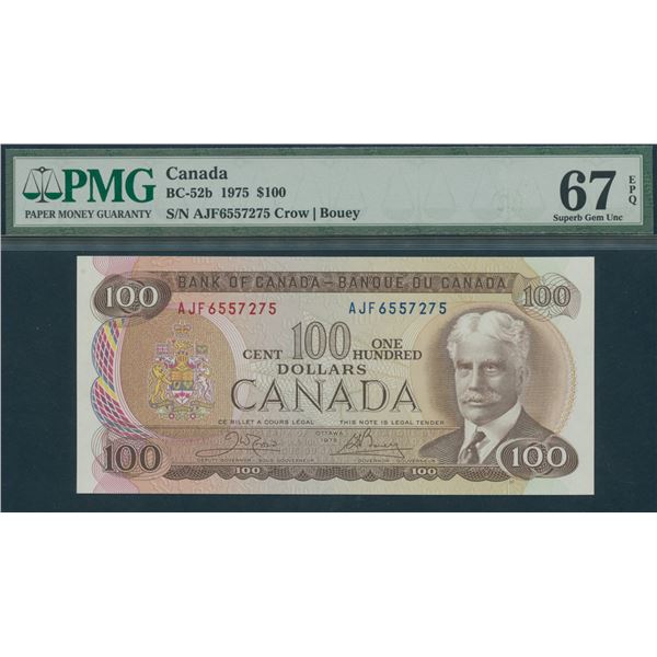 Bank of Canada $100, 1975