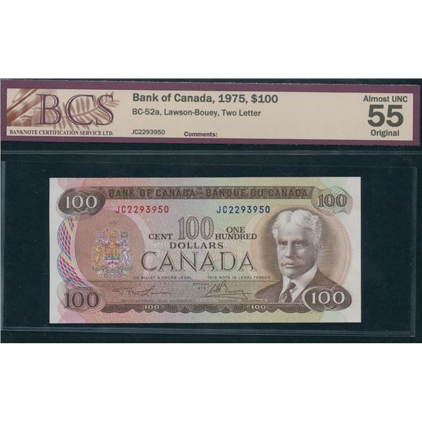 Bank of Canada $100, 1975