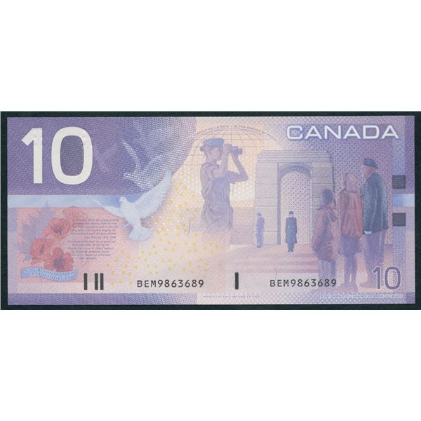 Bank of Canada $10, 2003 - Radar