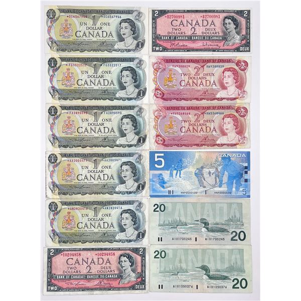 Bank of Canada Radars, Low Serial Numbers & Replacements - Lot of 12 - Part 2