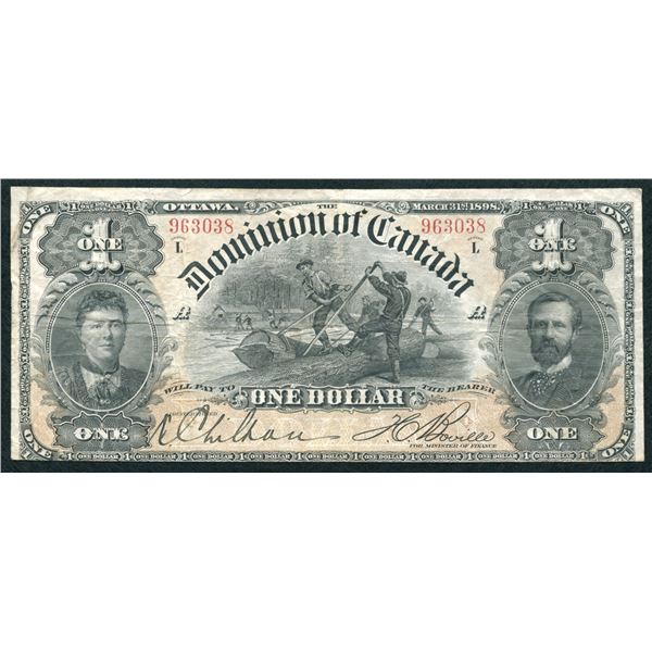 Dominion of Canada $1, 1898
