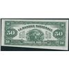 Image 2 : La Banque Nationale $50, 1922