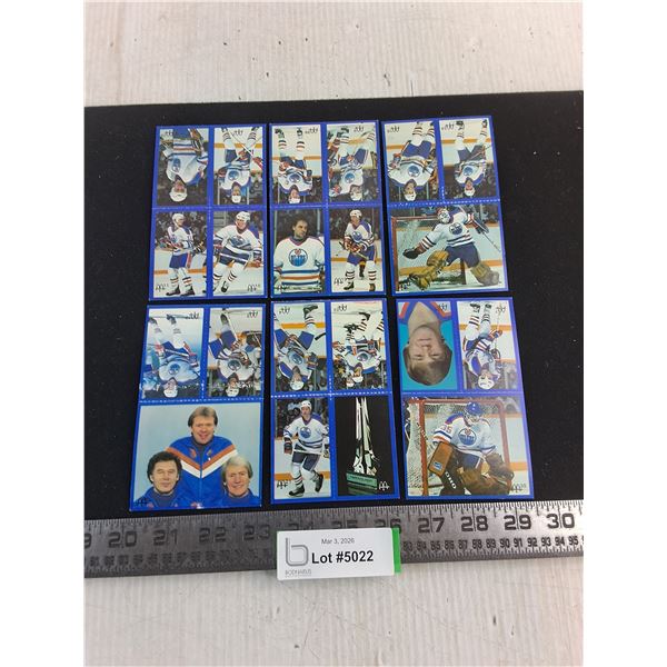 (6) McDonald's 1980's Edmonton Oilers Collector Cards - Unauthenticated