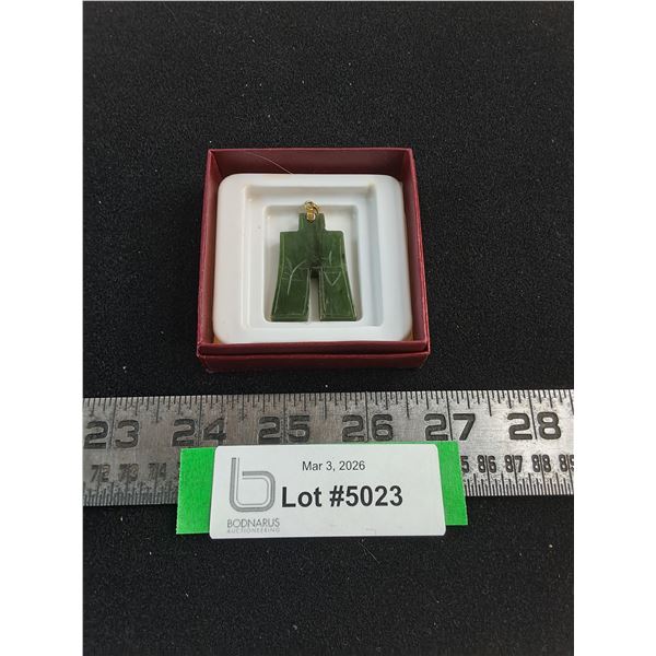 Jade Chinese "Good Luck" Pendant