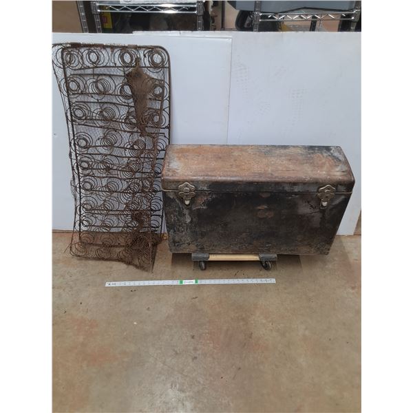 Ford Model T-Assorted Parts-Seat Spring, Storage Locker - Cannot Ship