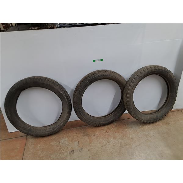 *(3) Antique Ford Model T Tires - As Is, PICKUP ONLY
