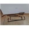 Image 1 : *Antique Ford Model T Exhaust, Leaf Spring, Rear Axle Shaft & Windshield Frames - PICKUP ONLY