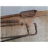 Image 4 : *Antique Ford Model T Exhaust, Leaf Spring, Rear Axle Shaft & Windshield Frames - PICKUP ONLY