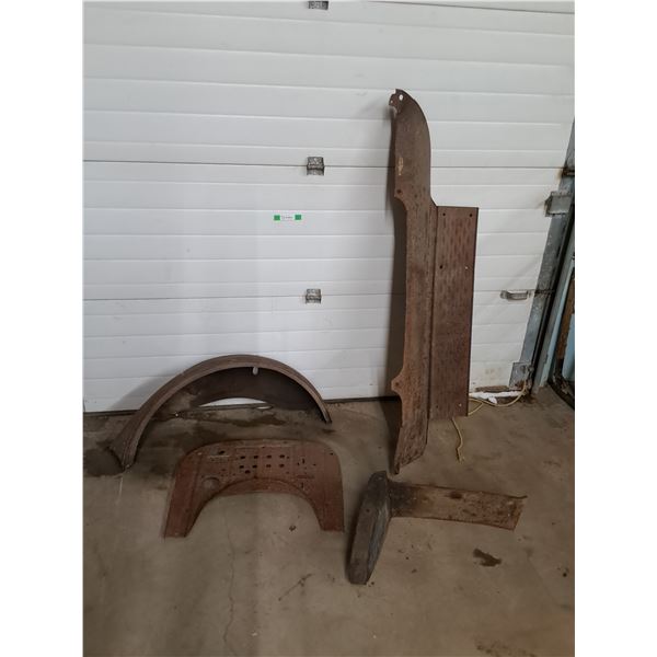 *Antique Ford Model T Fender, Running Board with Side Skirt, Firewall, Misc, PICKUP ONLY