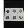 Image 2 : (6) Canadian Nickels from 1943-1947