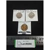 Image 1 : (2) Canadian Quarters from 1968 & 1978, Uncirculated 2008 Lucky Loonie