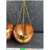 Image 3 : (2) Hanging Copper Pots