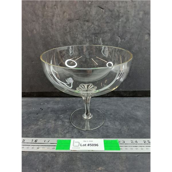 Belfor Exquisite Crystal Black Stem Goblet
