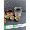 Image 4 : Handmade Raku Pottery & 7" Handmade Pottery Bowl