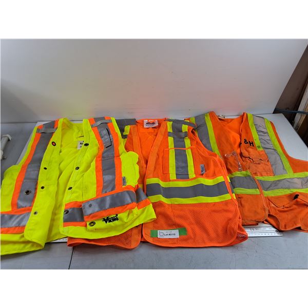 (3) Reflective Safety Vests - Size L/XL