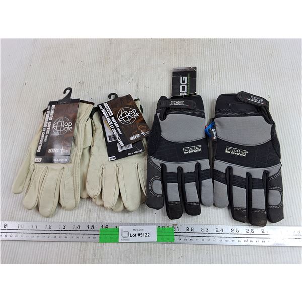 BDG Work Gloves, BDG Drivers Ropers Series Gloves - Size M/L