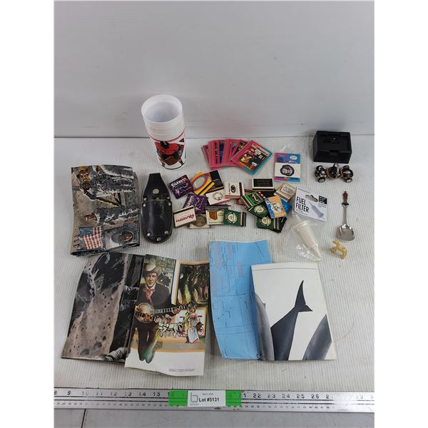 Vintage Matches, Norfin Trolls Cards, In Line Fuel Filter, Knife Sheath, Souvenir Spoon, Misc