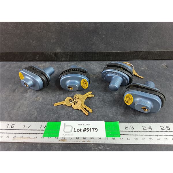 (4) Master Gun Trigger Locks