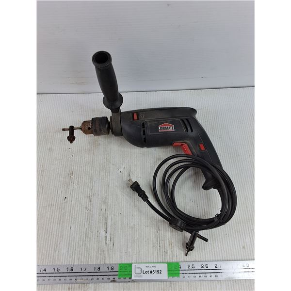 Jobmate Corded 1/2" Impact Drill - Powers On, As Is