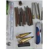 Image 4 : Punches, Screw Bits, Saw Blade Replacements, Levels, Utility Knives, Sockets, Misc