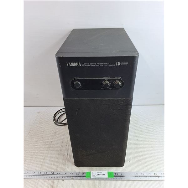 Yamaha Active Servo Processing Subwoofer System YST SW50, Powers On, As Is - PICK UP