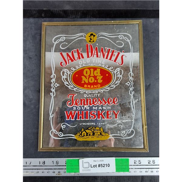 Framed Jack Daniel's Whiskey Wall Decor 10" x 8"