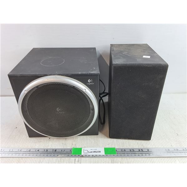 Logitech Subwoofer & Speaker - As Is - PICK UP
