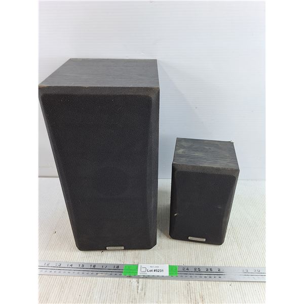 (2) Kenwood Speakers - As Is - PICK UP