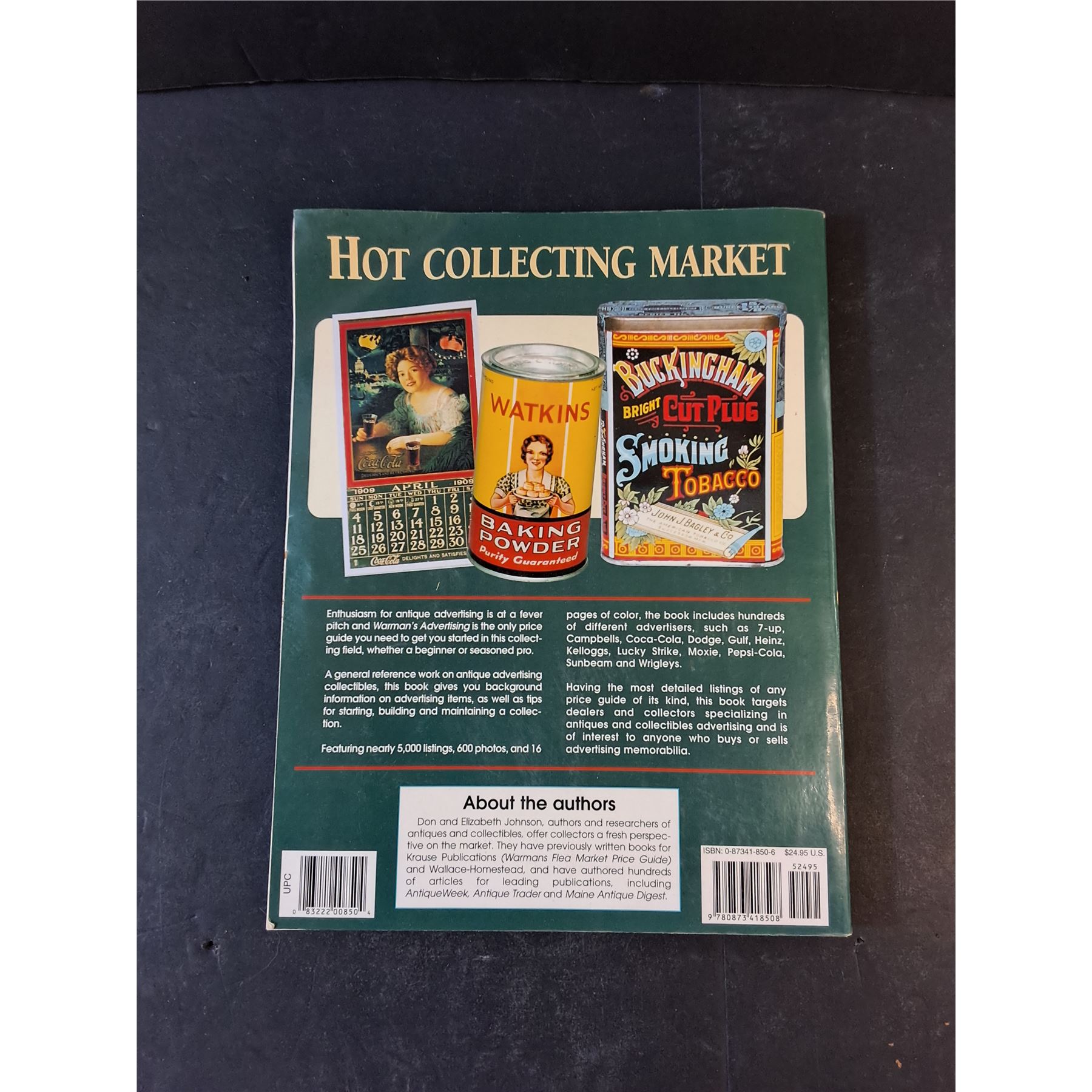 Book - Advertising- Antique ID Value Guide - Bodnarus Auctioneering