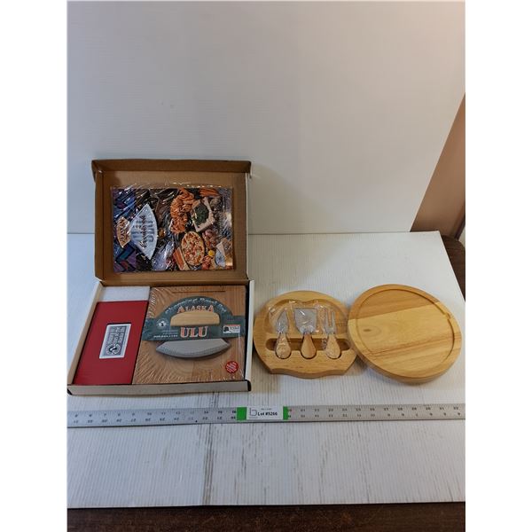 Knife/Cutting Board Sets -Alaskan Ulu