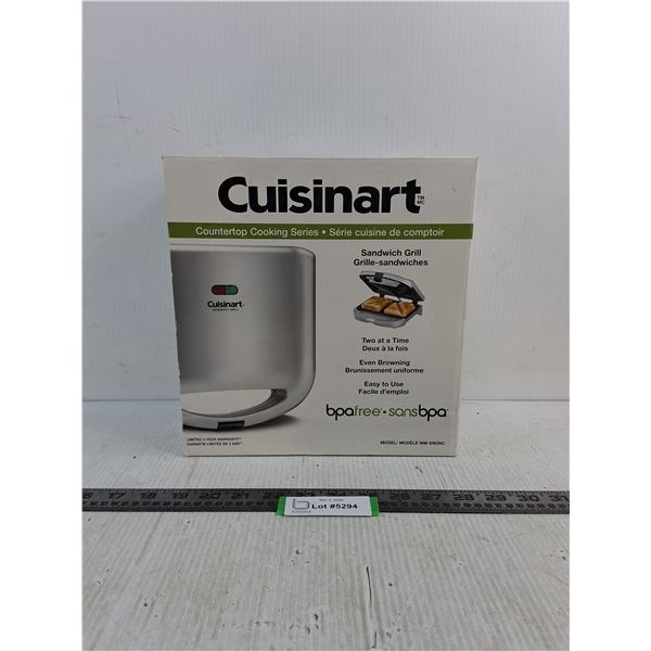 NIB Cuisinart Countertop Sandwich Grill
