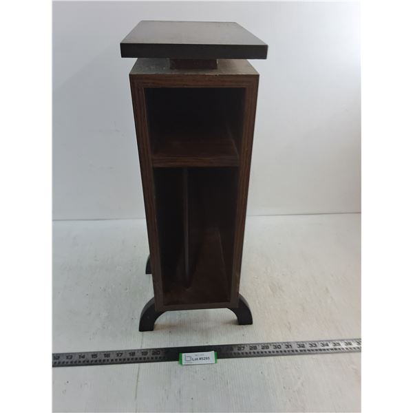 MCM Vinyl Record Storage Table - 10x10.5x23" - PICK UP