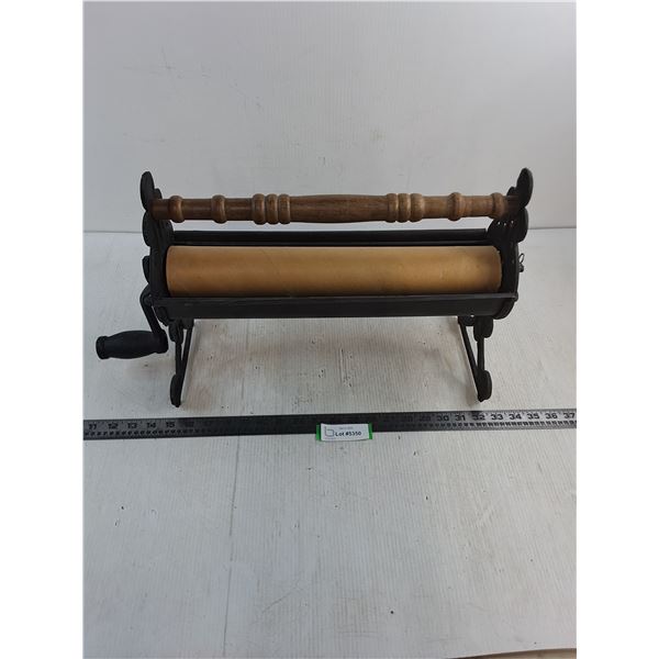 Cast Iron Newspaper Log Roller - 21" Length - PICK UP