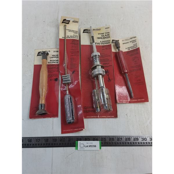 (4) NOS Lisle Hand Tools