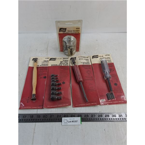 (5) NOS Lisle Hand Tools
