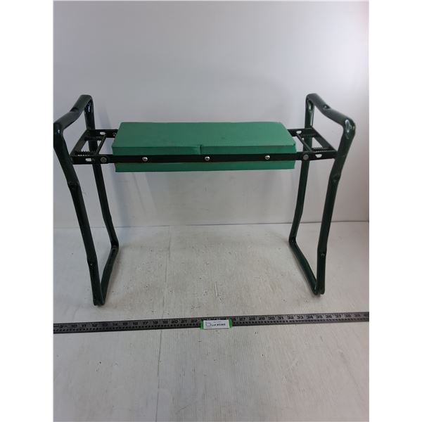 Fold-Up Garden Stool - 24x10x5" Folded