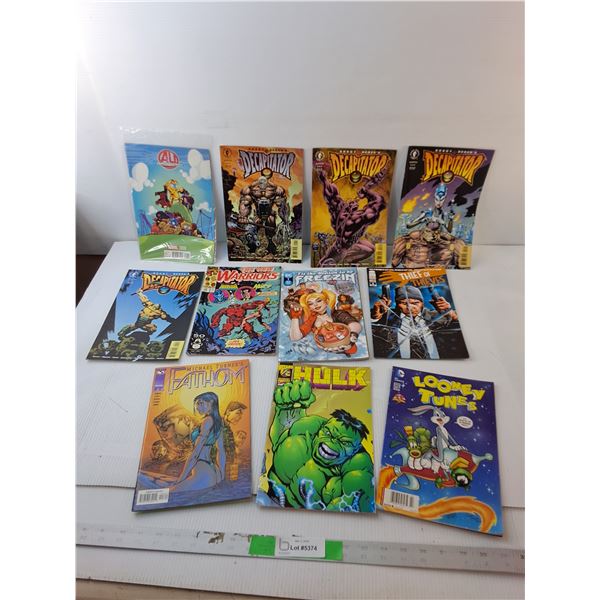 (11) Comics- Decapitator, Hulk, Looney Tunes, Misc.
