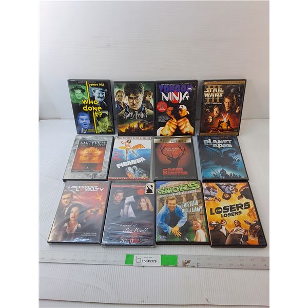 (12) DVDs/Sets- Amityville, The Losers, Piranha, Misc.