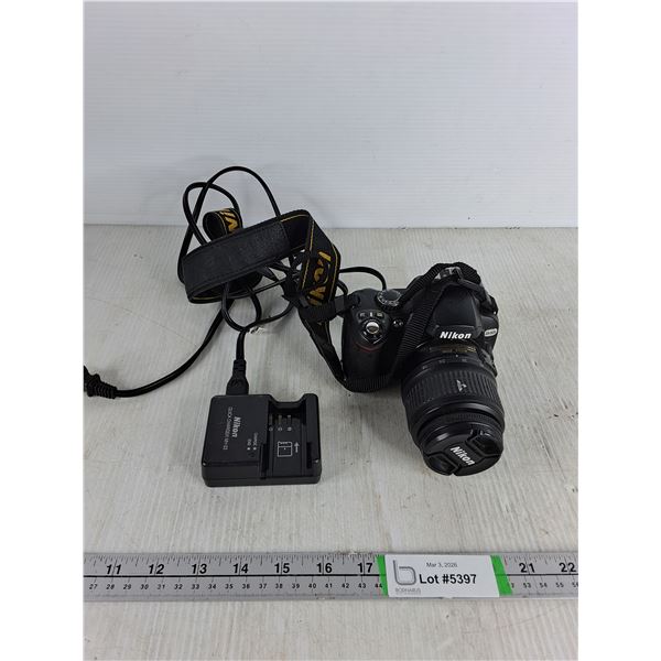 Nikon Camera and Charger- Untested
