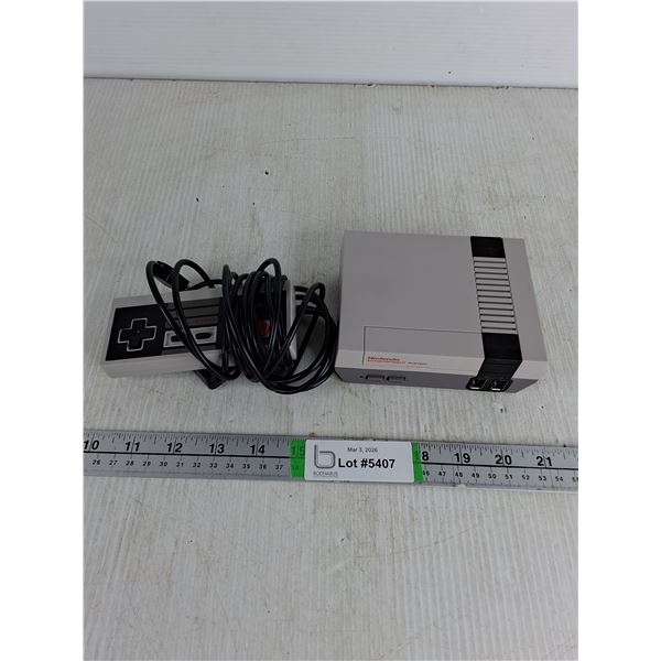 Nintendo Entertainment System with Controller- Untested