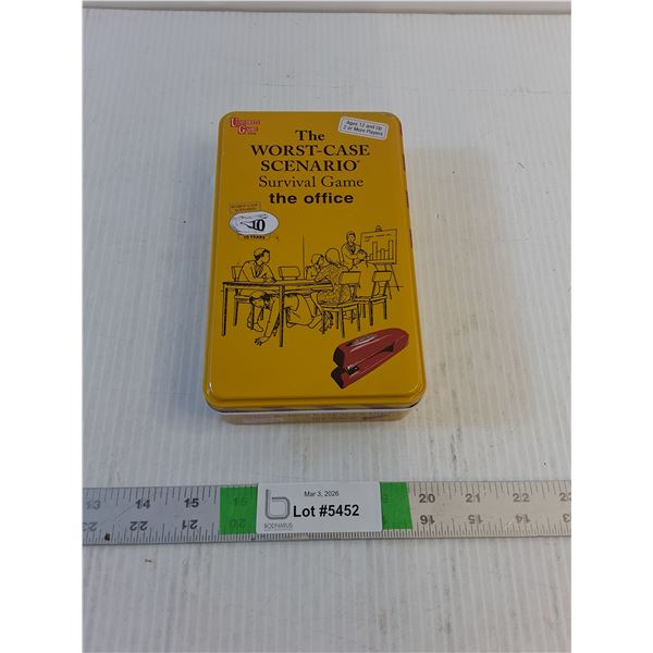 Game - Worst Case Scenario