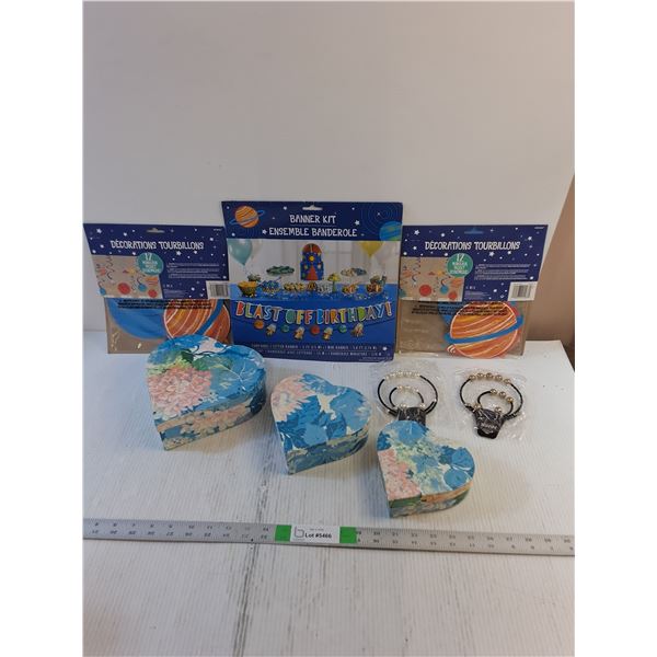 Assorted  - Decorations, Nesting Boxes, Jewelry